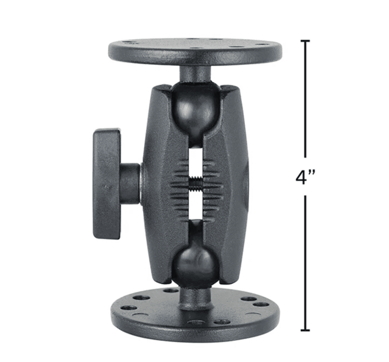 Arkon 4-Inch Heavy Duty Metal 4-Hole AMPS Mount