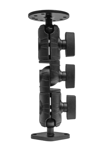 Arkon Circular Mounting Pattern with Diamond-Shaped Drill Base Mount
