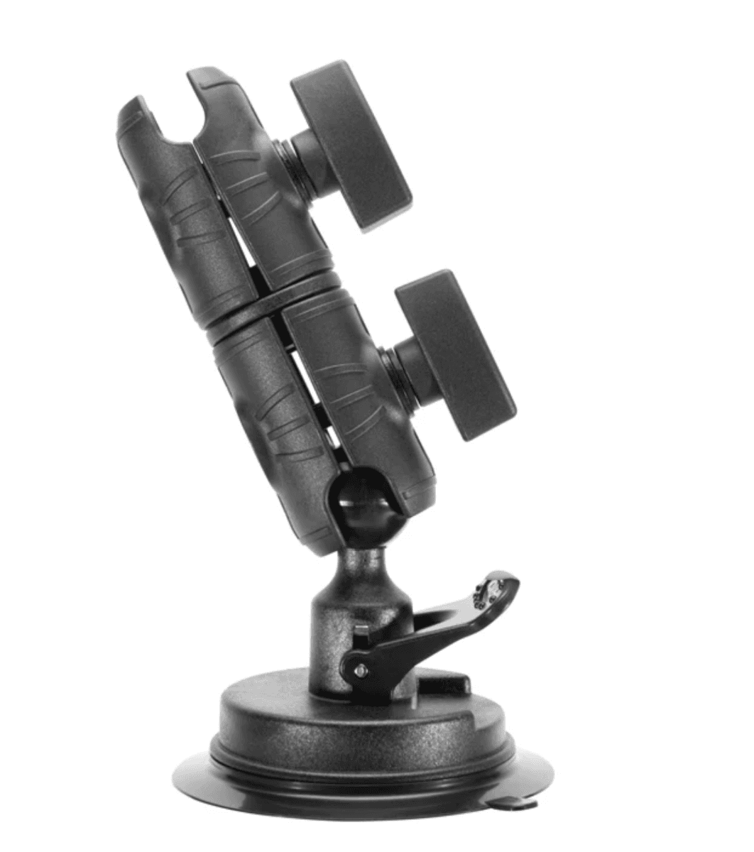 Arkon Suction Mount with Double Socket Swivel Arm