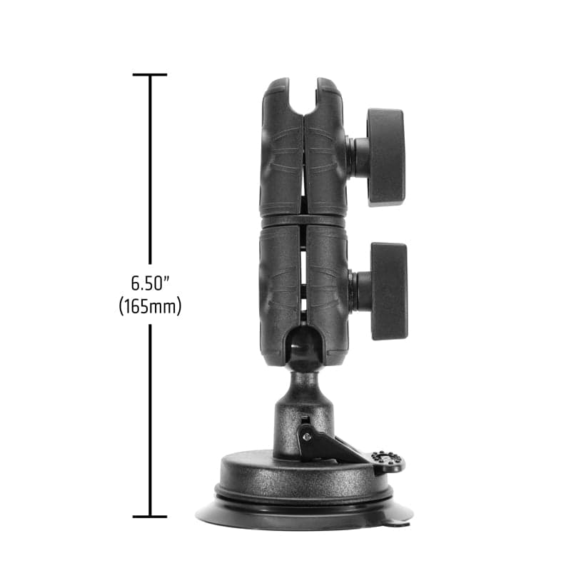 Arkon Suction Mount with Double Socket Swivel Arm