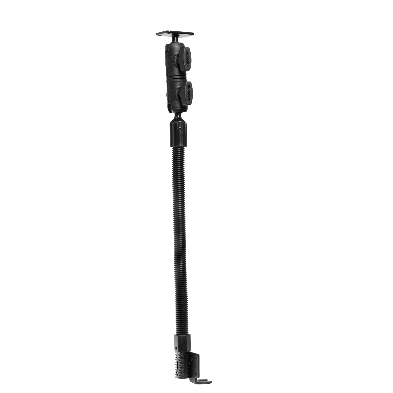 Arkon Seat Rail Mount with Double Socket Swivel Arm and AMPS Mounting Pattern - Image 7