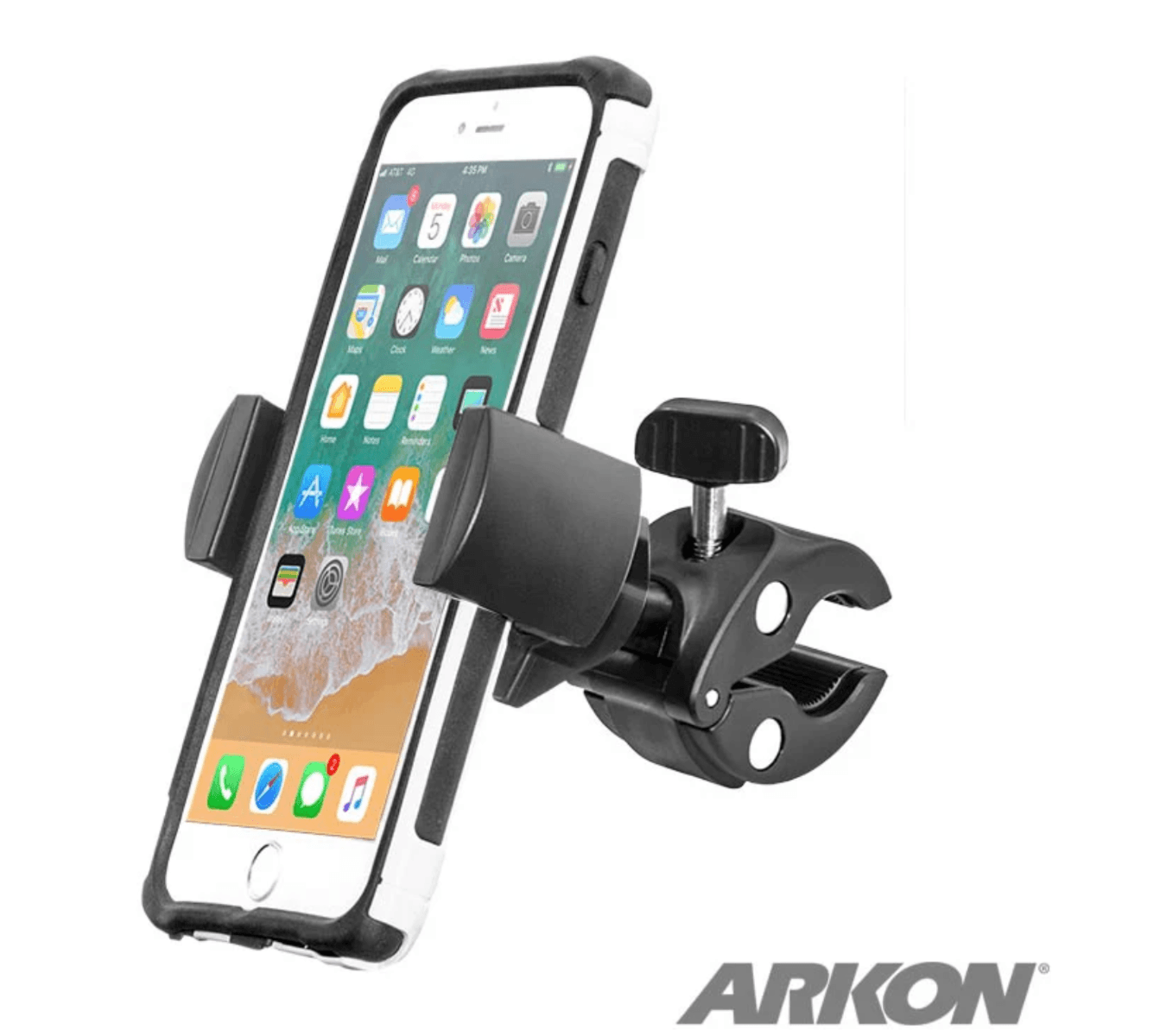 Arkon RoadVise® Phone Clamp Post Mount for iPhone, Galaxy, Note, and more