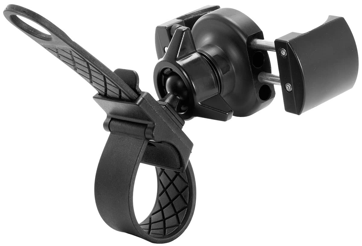 Arkon RoadVise Series - Universal Smartphone Mount with Zip-Tie Style Strap Mount (RV001WR + GN034)