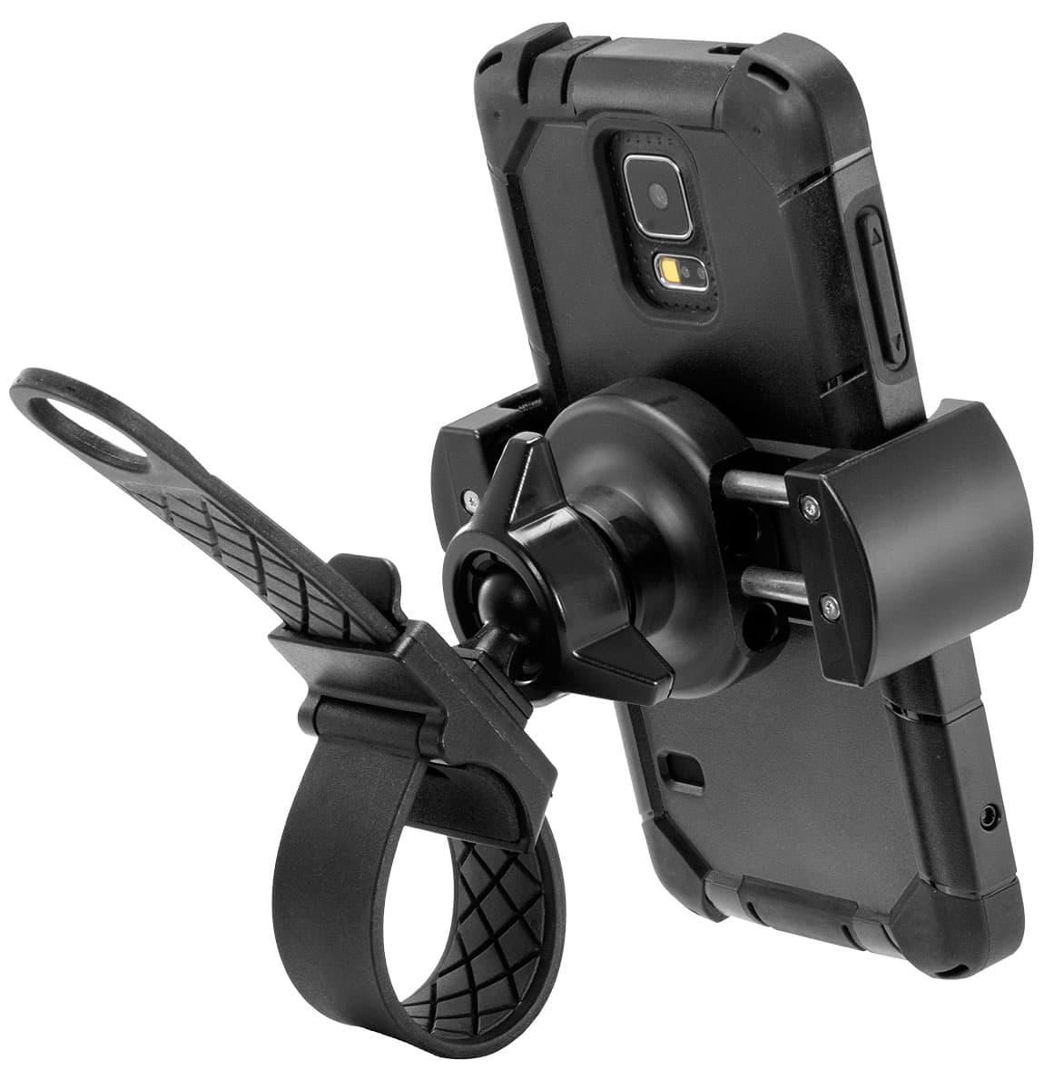 Arkon RoadVise Series - Universal Smartphone Mount with Zip-Tie Style Strap Mount (RV001WR + GN034)