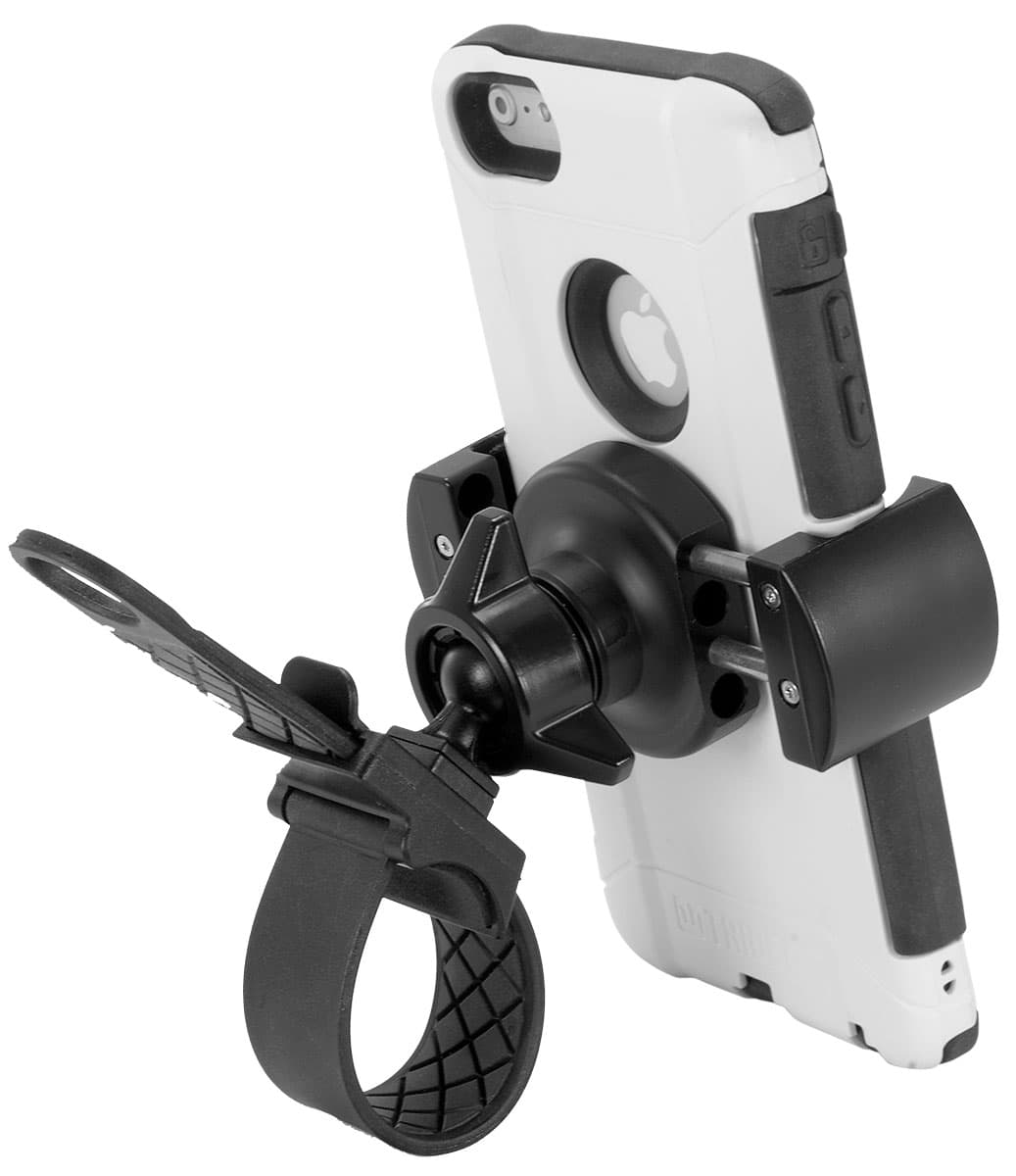 Arkon RoadVise Series - Universal Smartphone Mount with Zip-Tie Style Strap Mount (RV001WR + GN034)