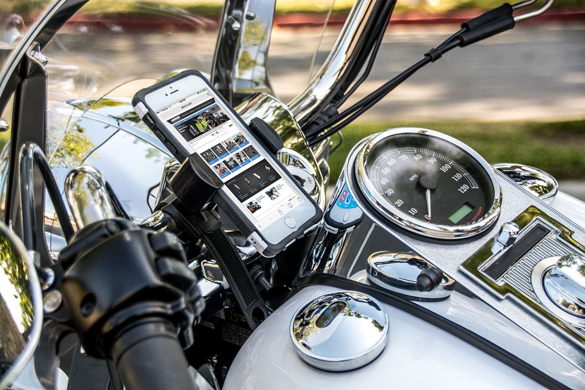Arkon RoadVise Series - Universal Smartphone Mount with Zip-Tie Style Strap Mount (RV001WR + GN034)