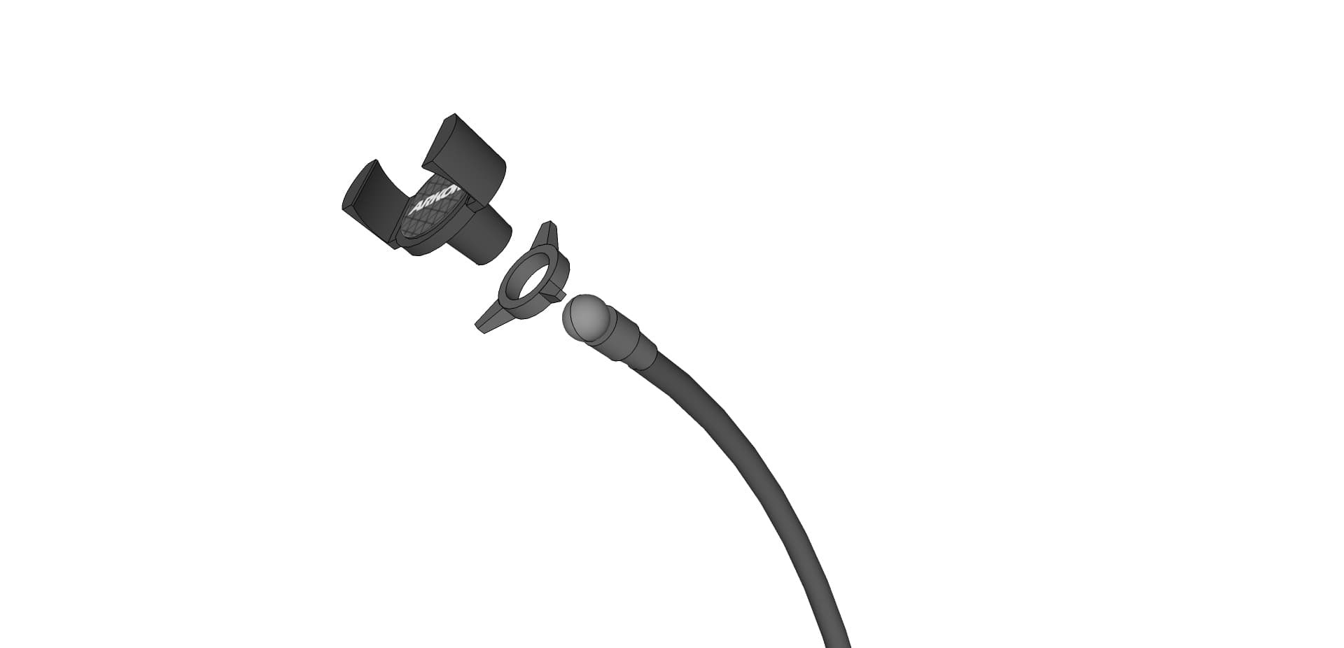 Arkon RoadVise Series - Universal Smartphone C-Clamp Mount - 22inch Tall