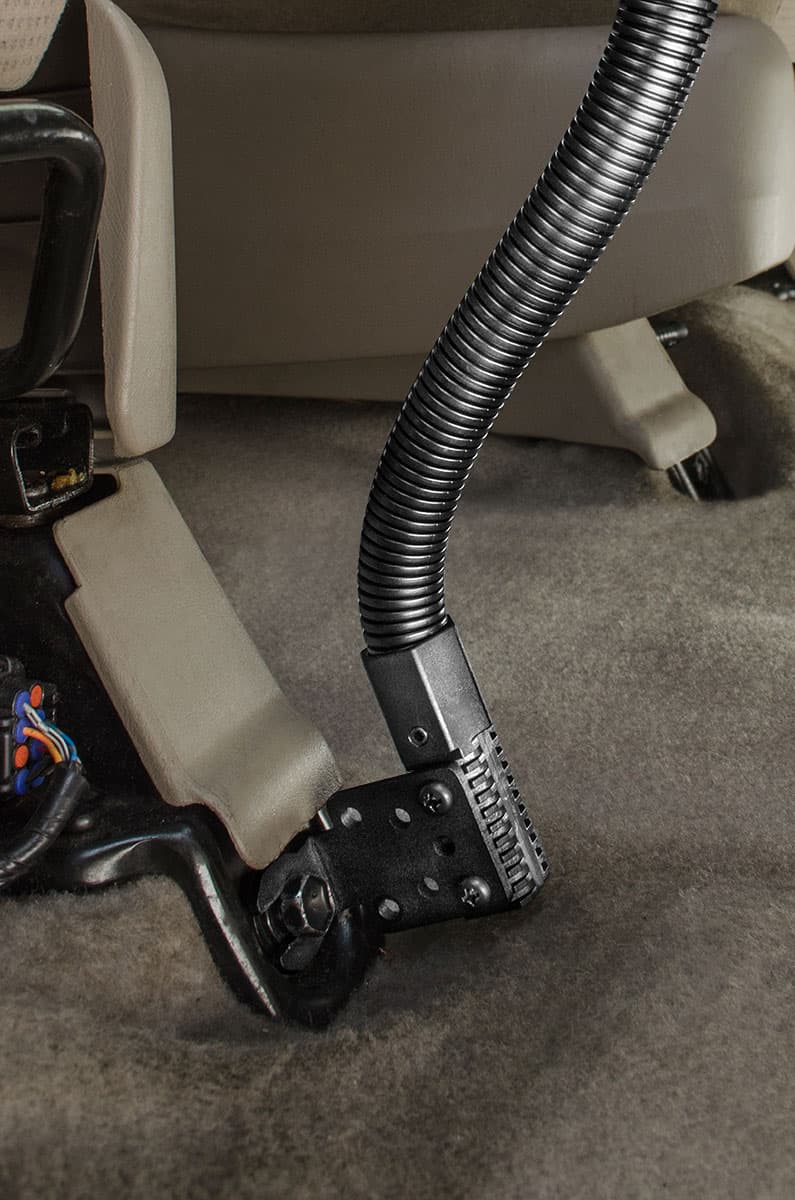 Arkon RoadVise Series - Universal Smartphone Seat Rail or Floor Mount - 15inch Tall (RV001WR + CM088-G17)