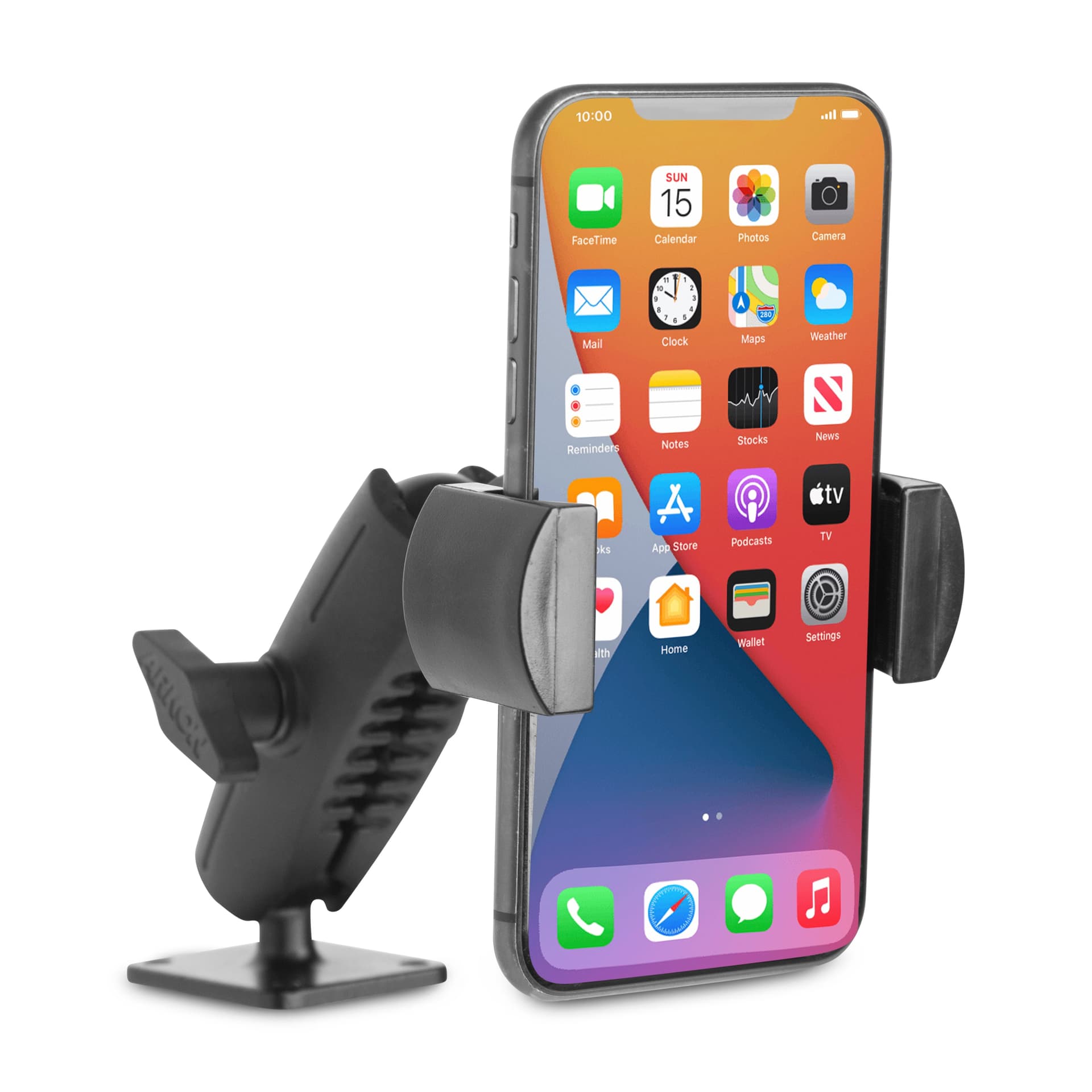 Arkon RoadVise® Phone Holder with Drill-Base Mount - Image 3