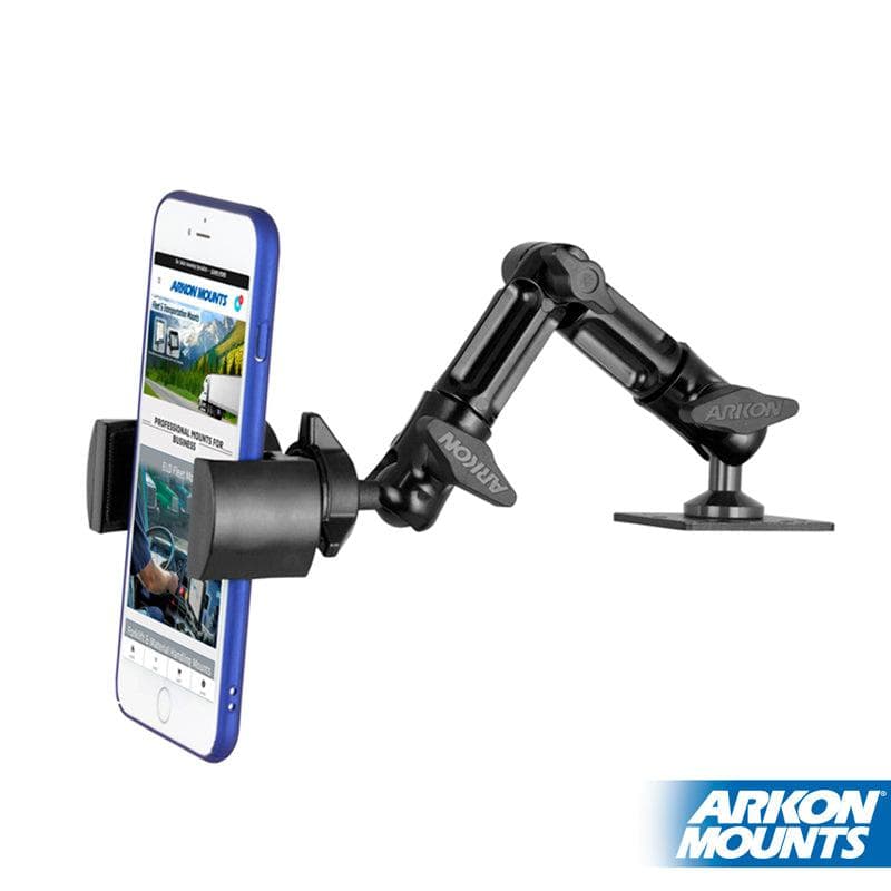 Arkon RoadVise Heavy-Duty Multi-Angle Phone Mount - 4-Hole AMPS Compatible
