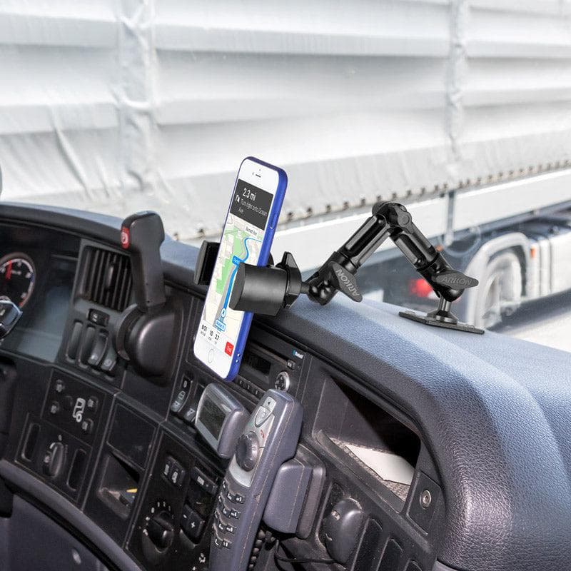 Arkon RoadVise Heavy-Duty Multi-Angle Phone Mount - 4-Hole AMPS Compatible