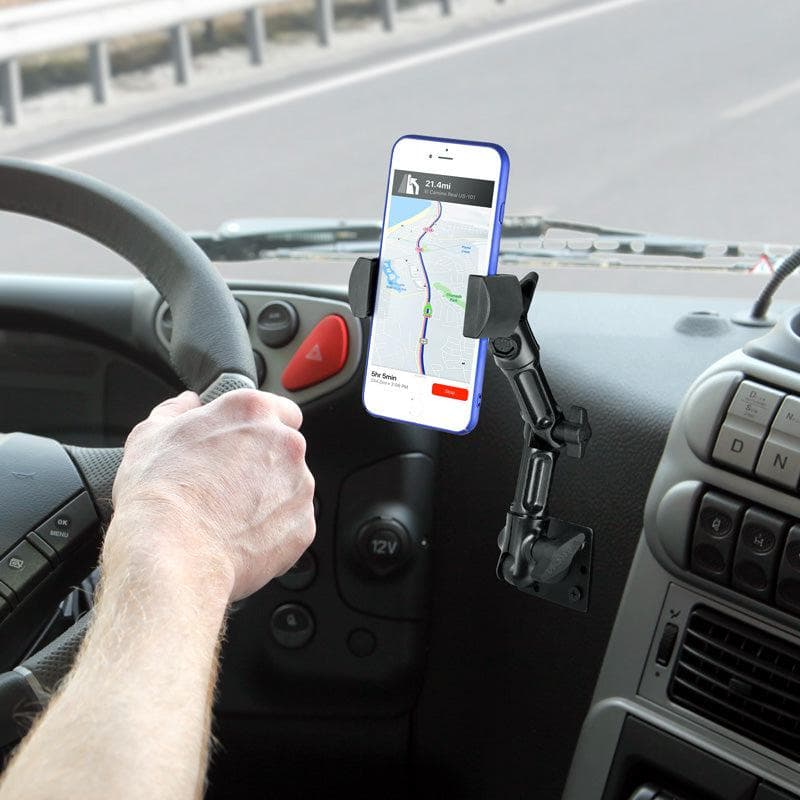 Arkon RoadVise Heavy-Duty Multi-Angle Phone Mount - 4-Hole AMPS Compatible