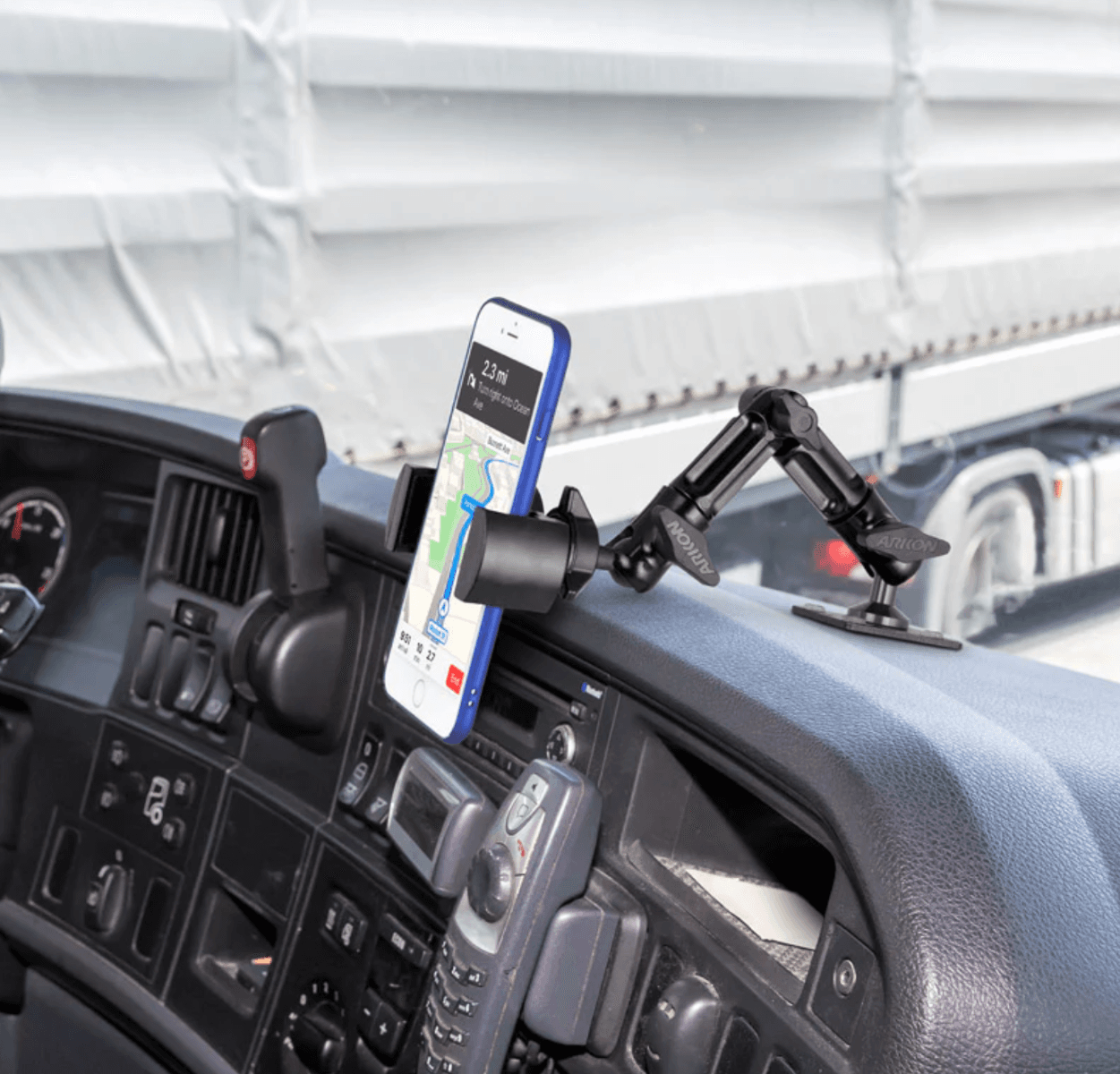 Arkon RoadVise Heavy-Duty Multi-Angle Phone Mount - 4-Hole AMPS Compatible