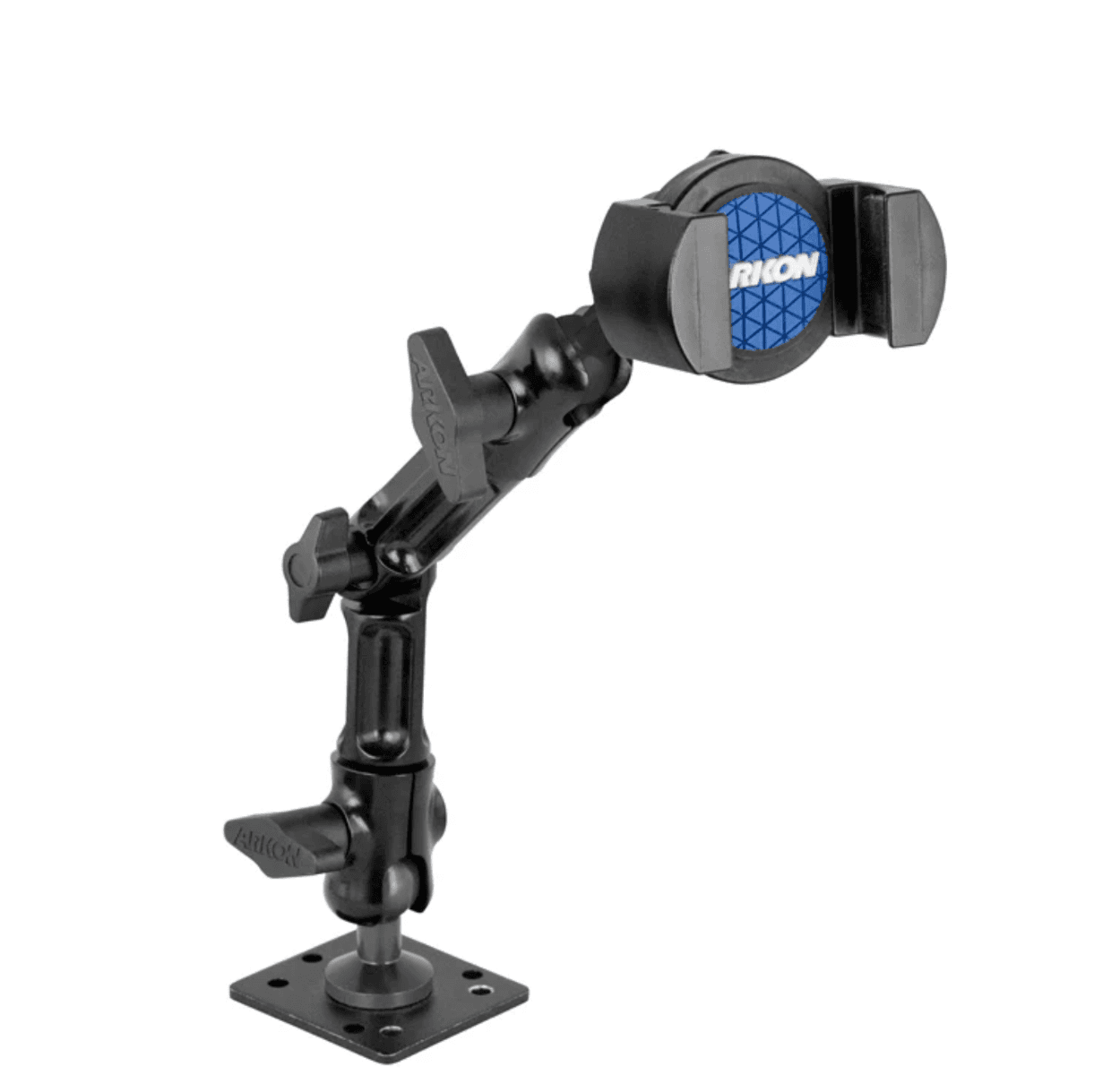 Arkon RoadVise Heavy-Duty Multi-Angle Phone Mount - 4-Hole AMPS Compatible