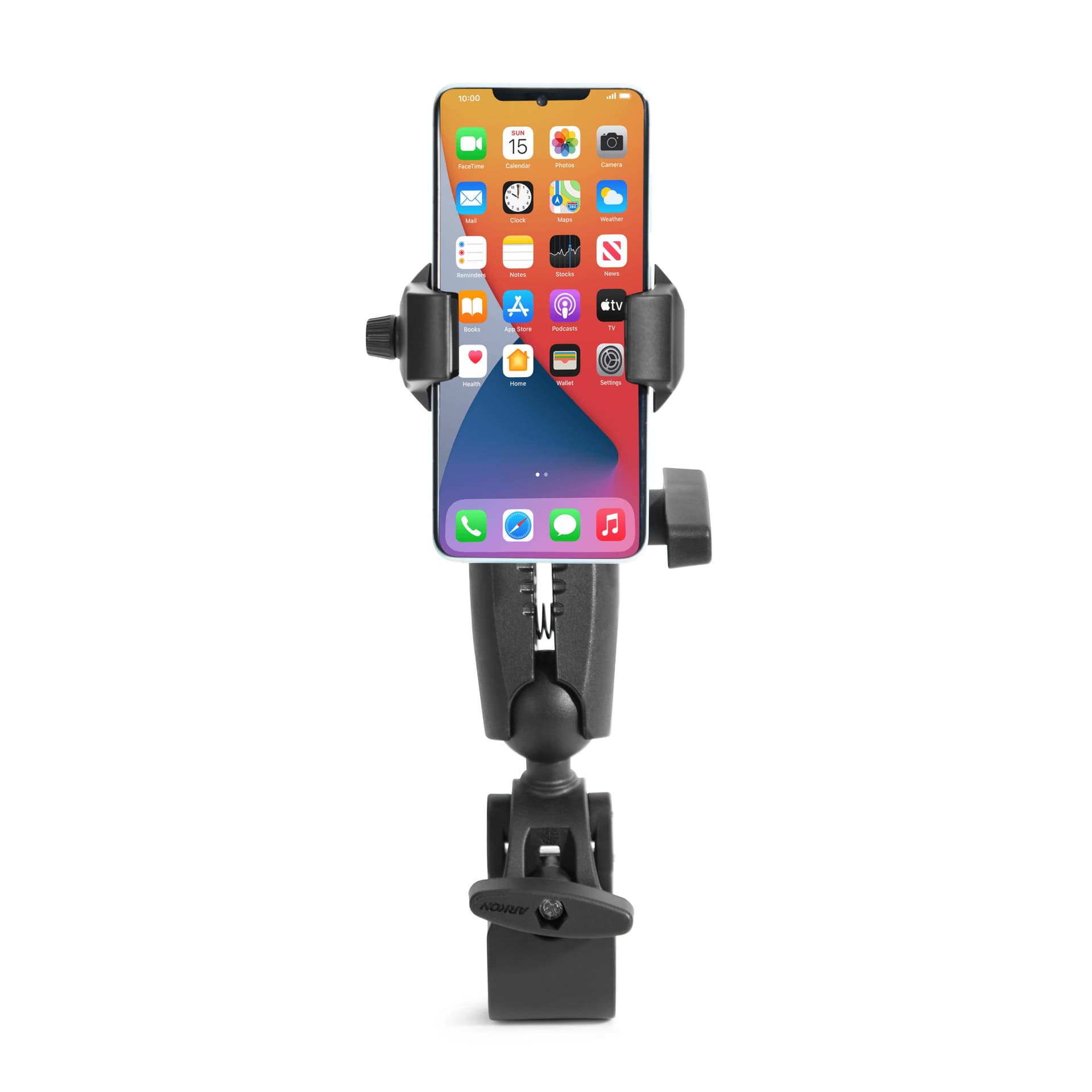 Arkon RoadVise® Ultra Phone and Tablet Holder with Clamp Mount and 5.75” Shaft Arm - Image 7