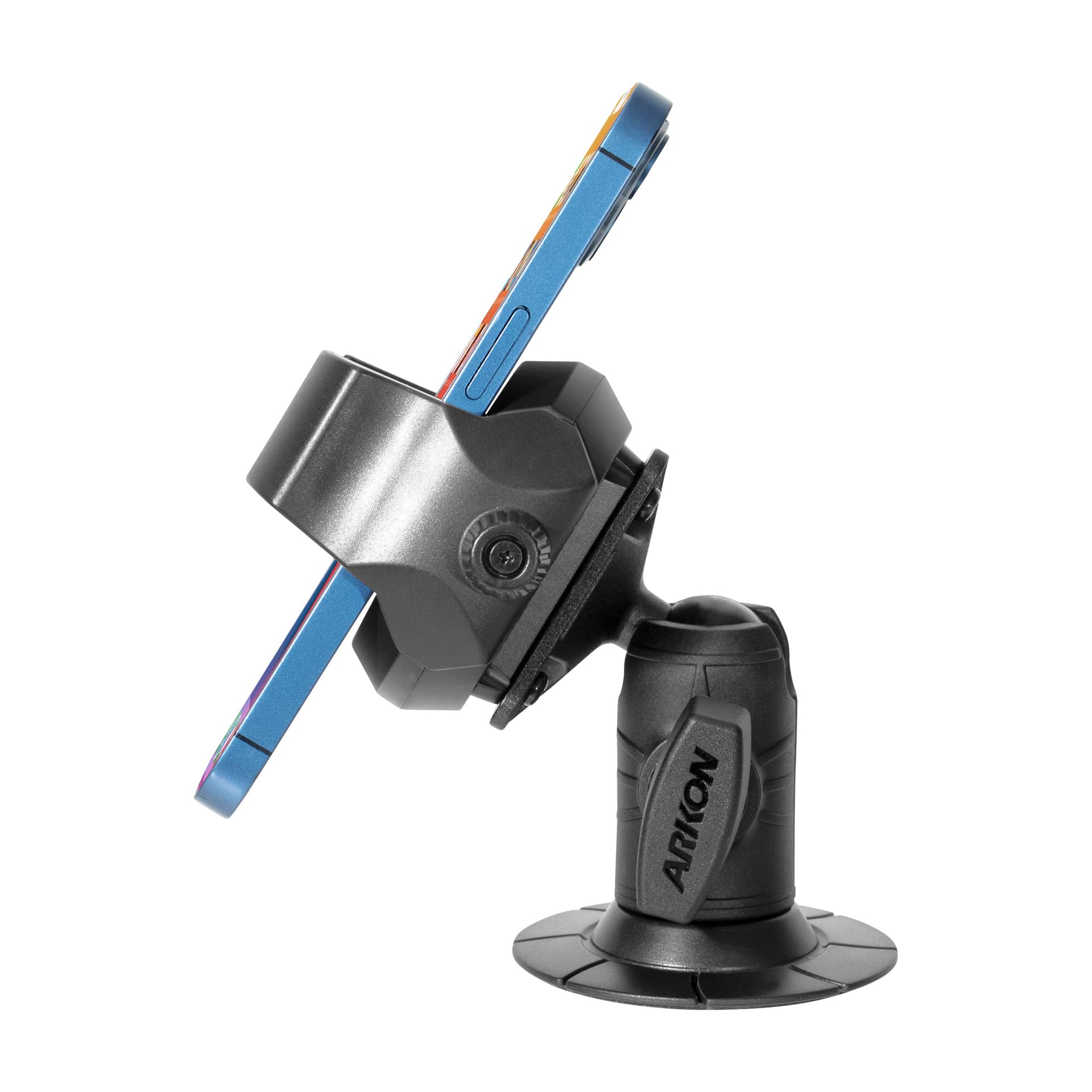 Arkon RoadVise® Ultra Phone and Tablet Holder with Adhesive Base and 2” Shaft Arm - Image 8