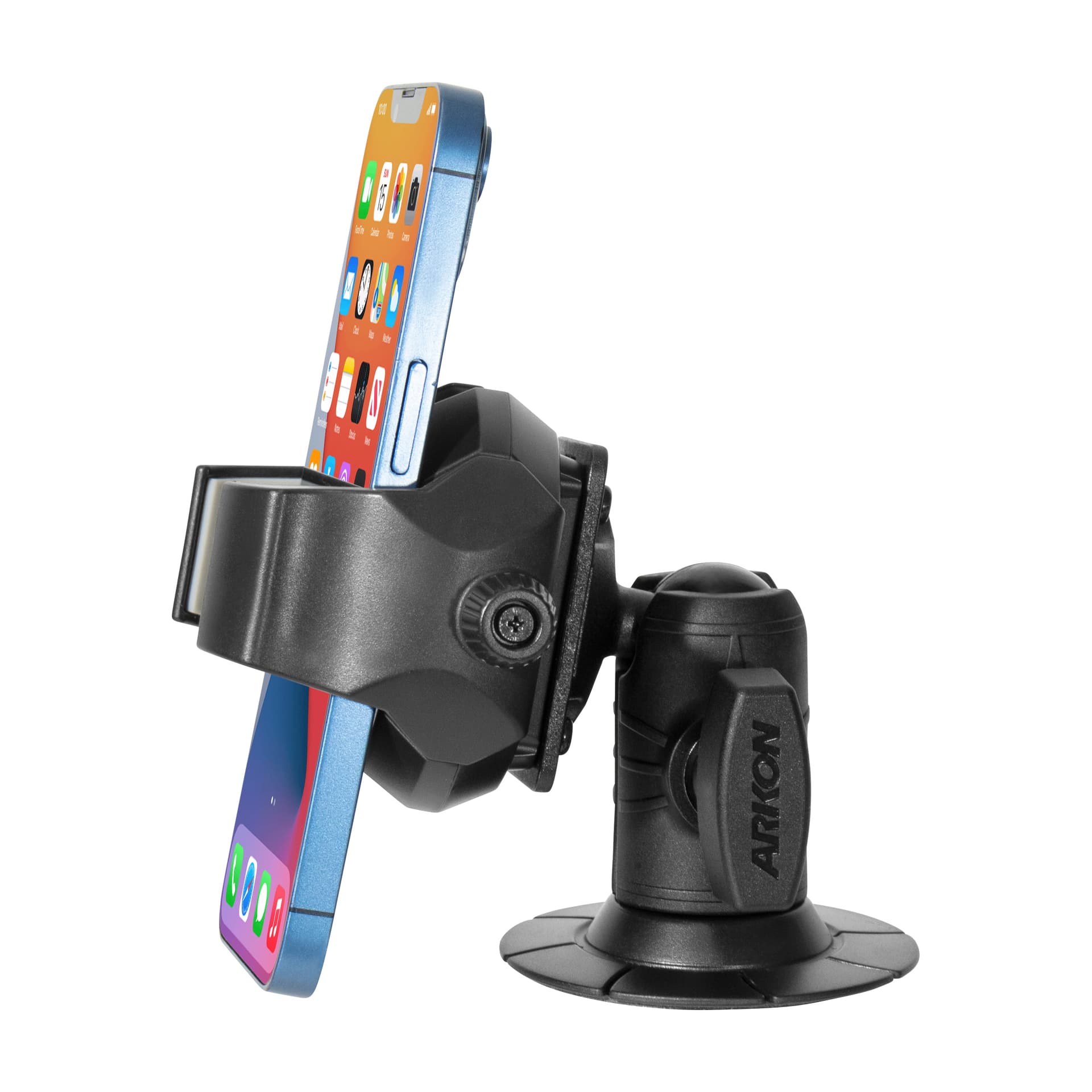 Arkon RoadVise® Ultra Phone and Tablet Holder with Adhesive Base and 2” Shaft Arm - Image 6