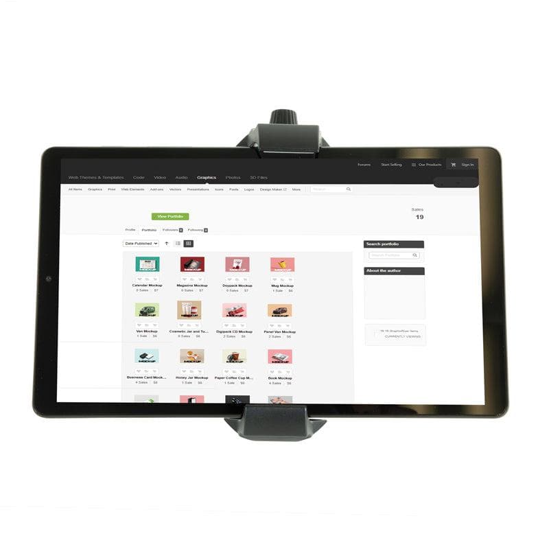 Arkon RoadVise® Ultra Phone and Tablet Holder for iPad, Galaxy, Note, and more