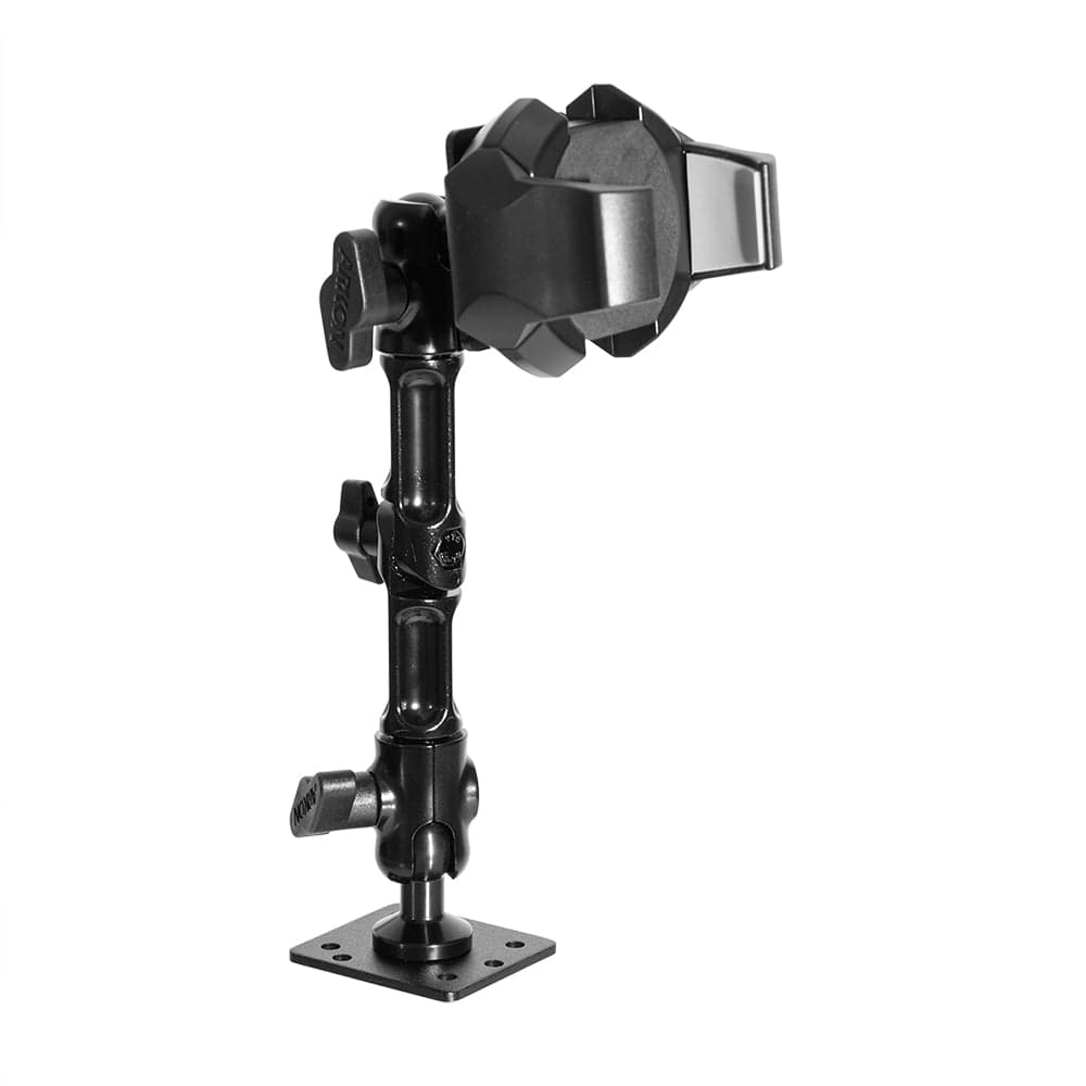 Arkon RoadVise® Ultra Aluminum Drill Base Mount Phone Holder with Adjustable Arm