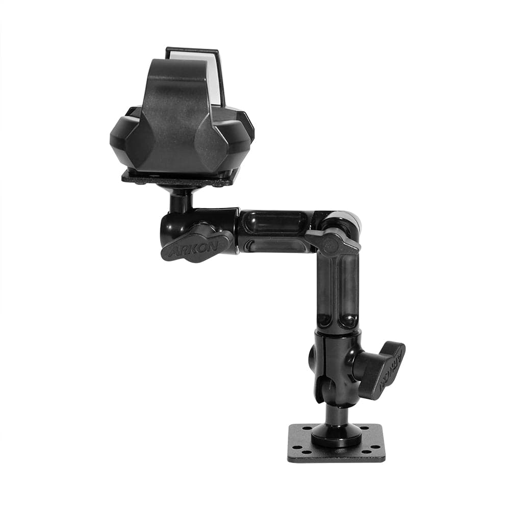 Arkon RoadVise® Ultra Aluminum Drill Base Mount Phone Holder with Adjustable Arm