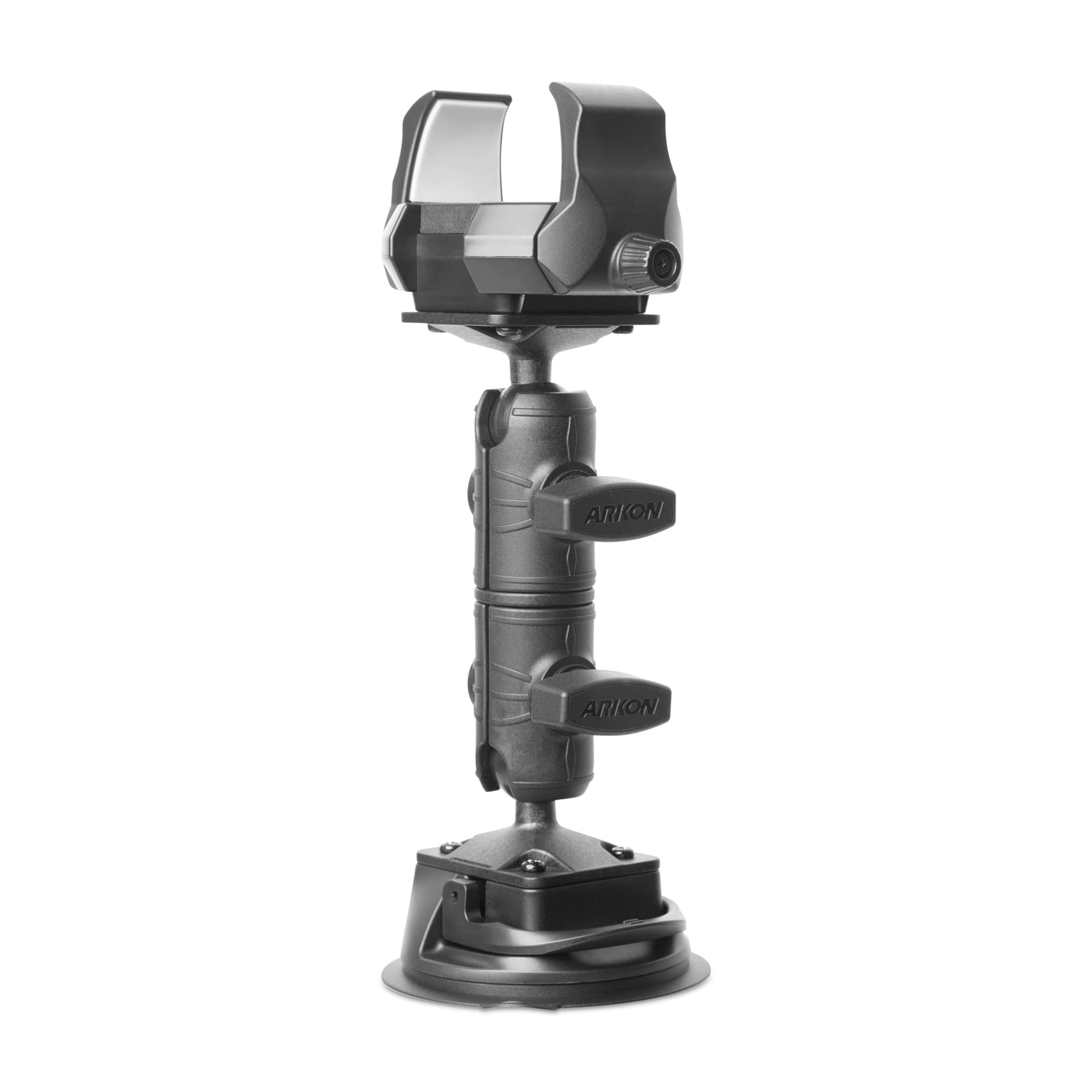 Arkon RoadVise® Ultra Holder with Double Socket Arm and Suction Mount - Image 6