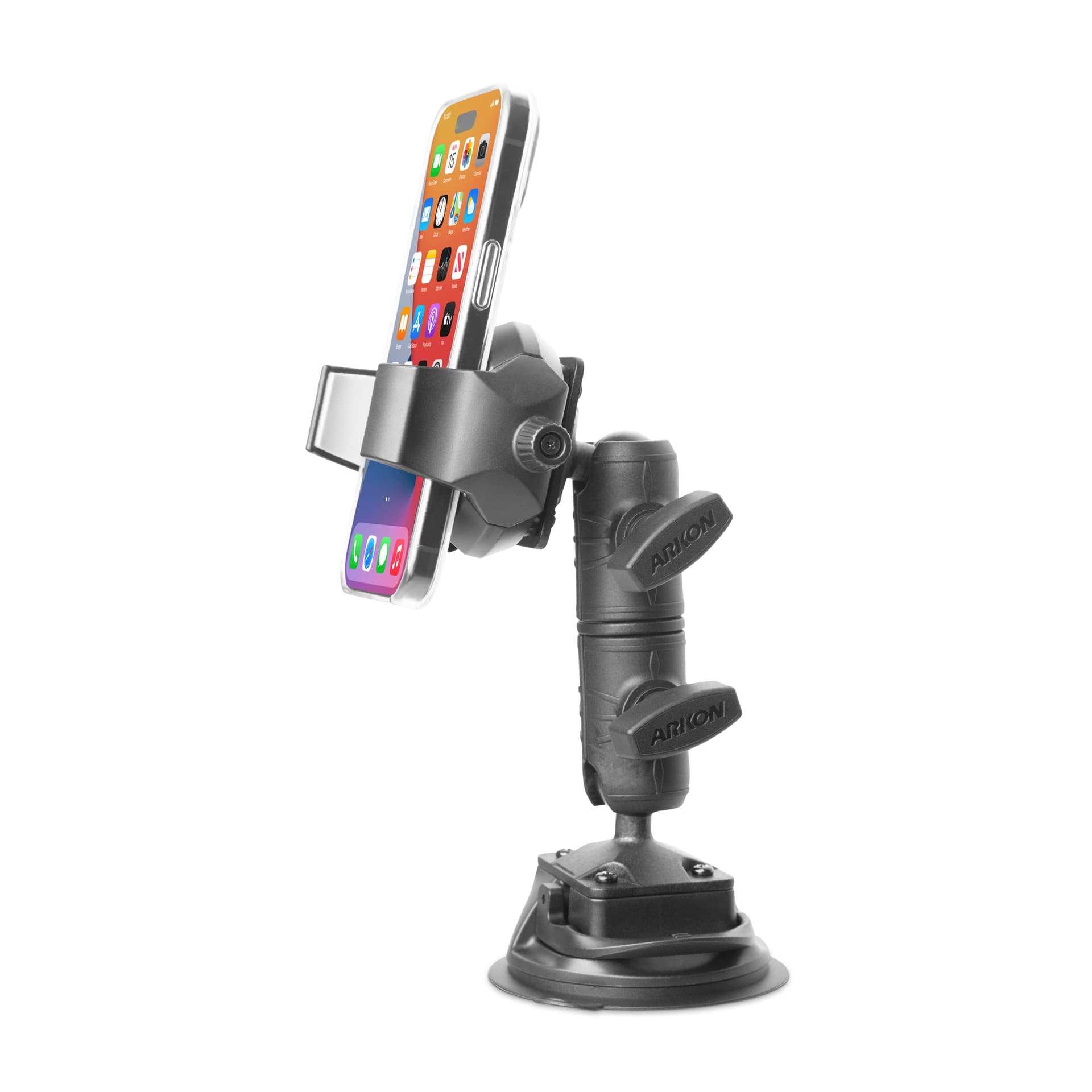 Arkon RoadVise® Ultra Holder with Double Socket Arm and Suction Mount - Image 9