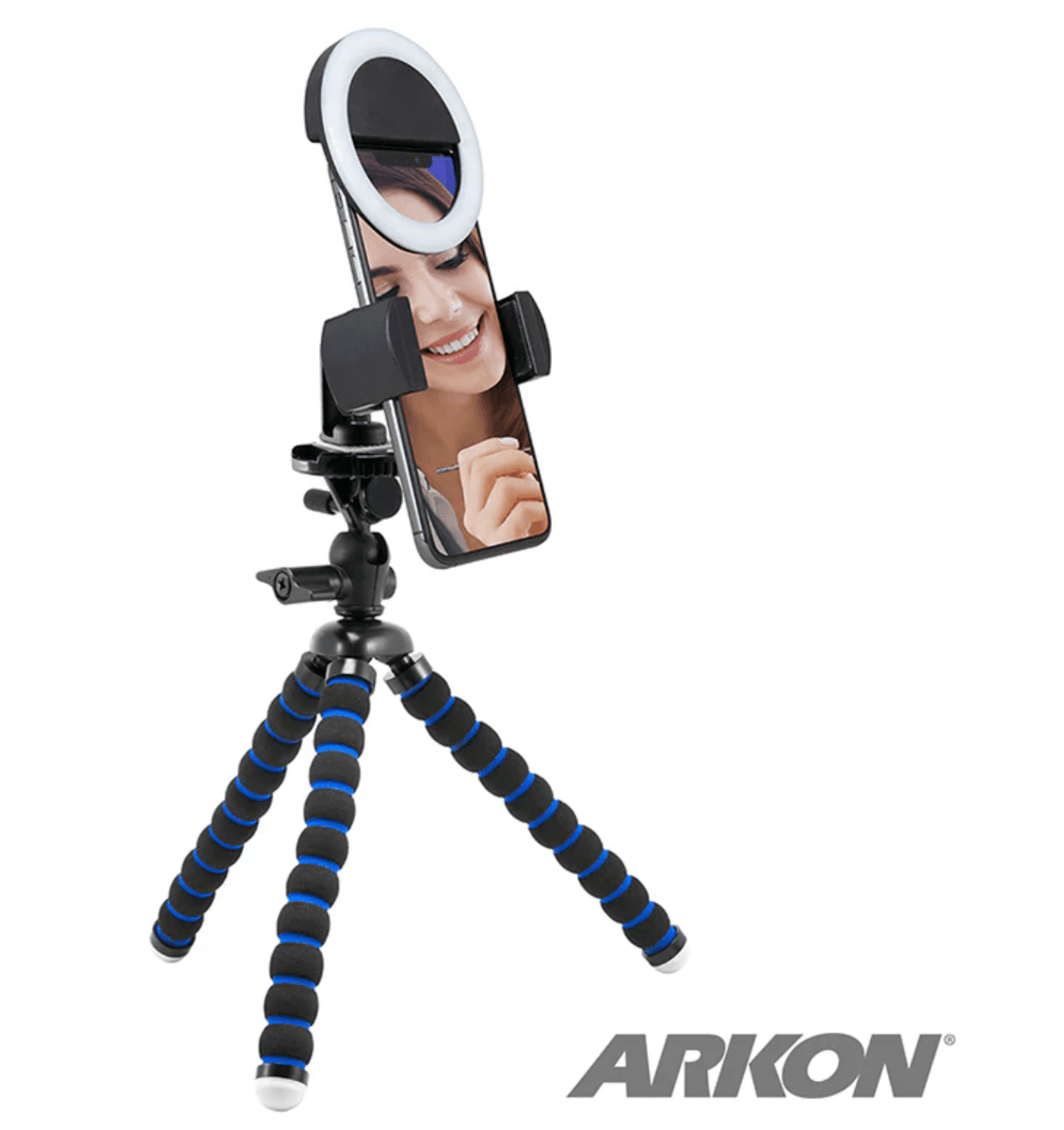 Arkon RoadVise® Tripod and Ring Light Bundle