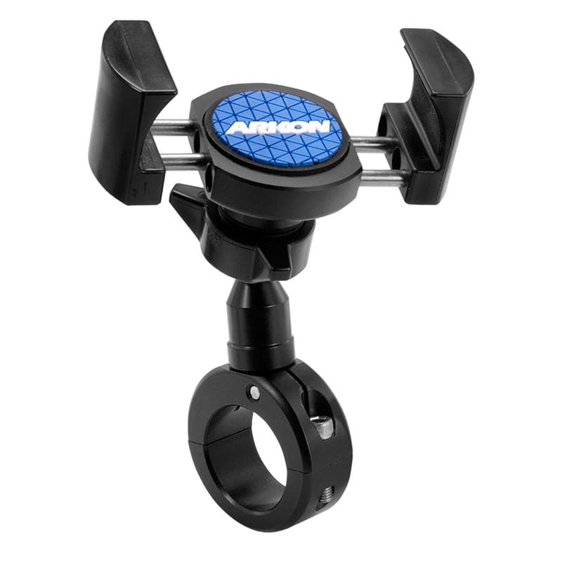 Arkon RoadVise Series - Universal Smartphone Mount for Motorcycles - Premium Black Metal (RV001WR + MC2B)