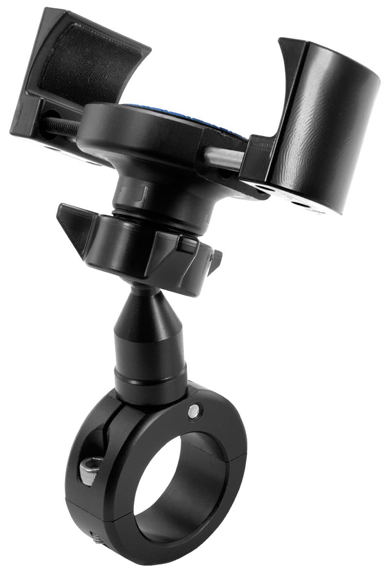Arkon RoadVise Series - Universal Smartphone Mount for Motorcycles - Premium Black Metal (RV001WR + MC2B)