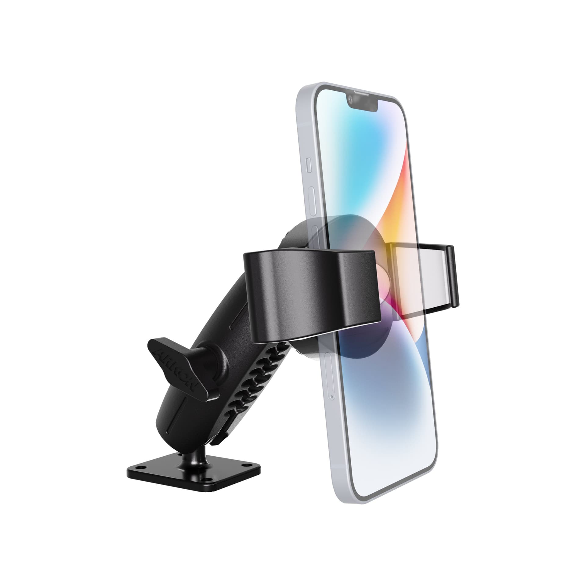 Arkon RoadVise® Ultra Pro Phone Holder 5” AMPS Drill-Base Mount - Image 2