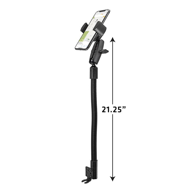 Arkon RoadVise® Heavy-Duty Seat Rail or Floor Phone Mount for iPhone, Galaxy, Note, and more
