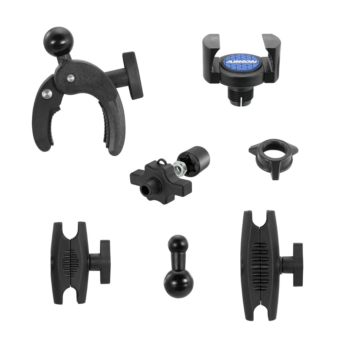 Arkon RoadVise® Robust Clamp Phone Mount with Security Knob