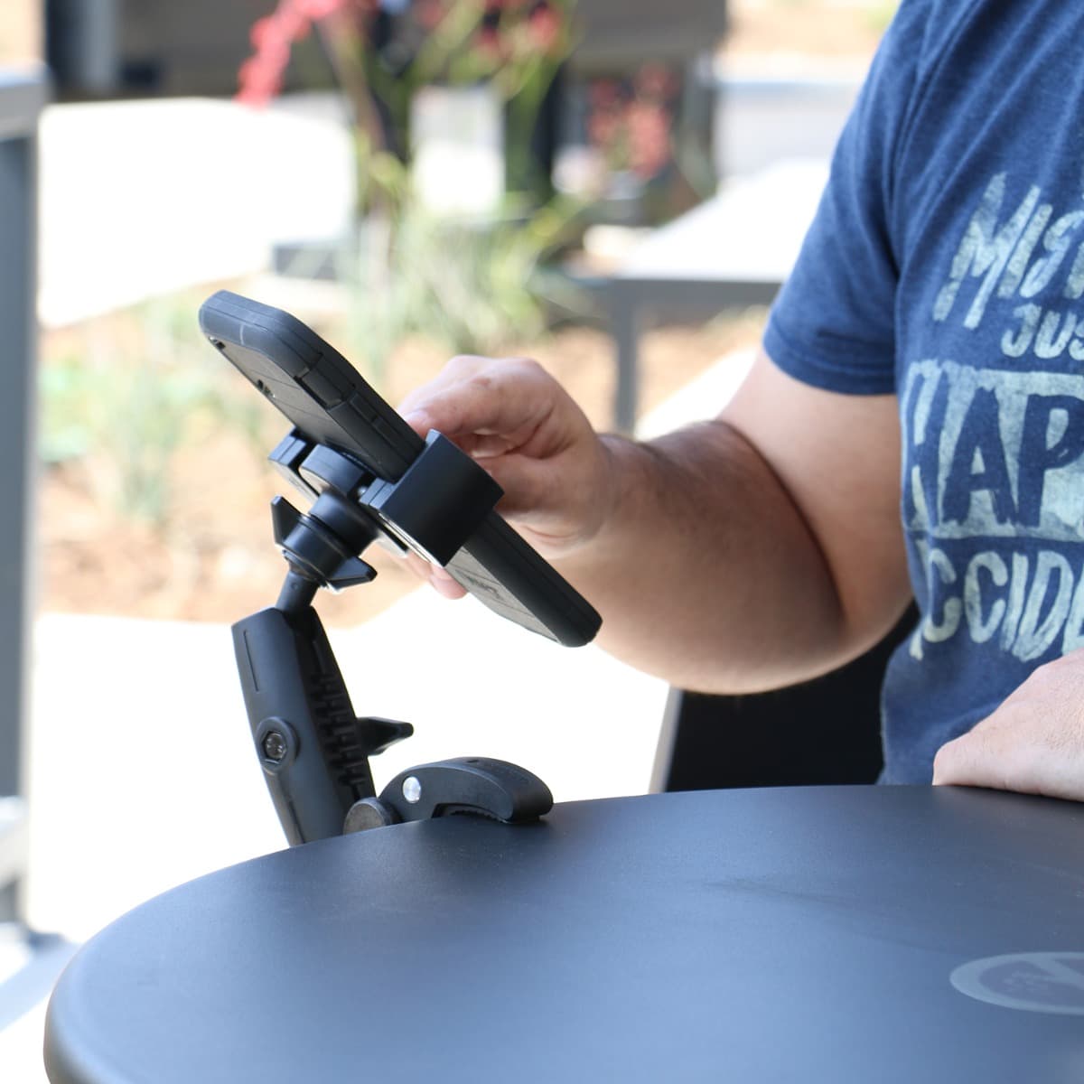 Arkon RoadVise® Robust Clamp Phone Mount with Security Knob