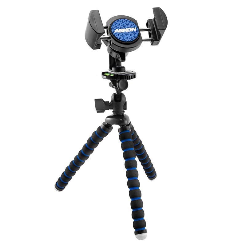 Arkon 11 inch Tripod with Phone Holder Mount for Live Mobile Broadcasting