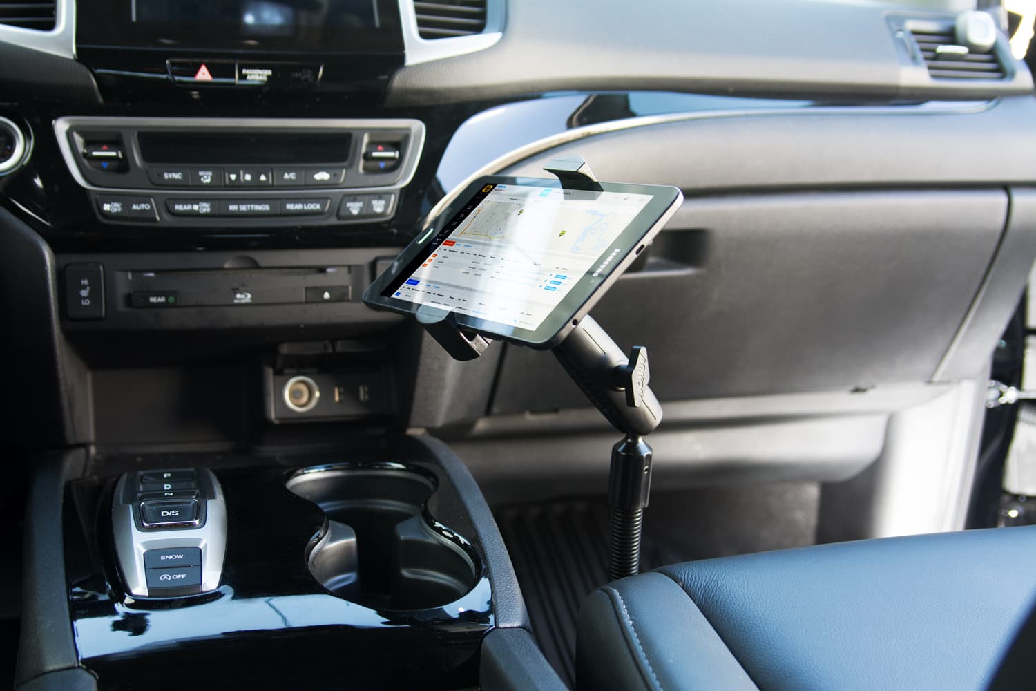 Arkon RoadVise XL Seat Rail Car Mount for iPhone, Galaxy, and Note
