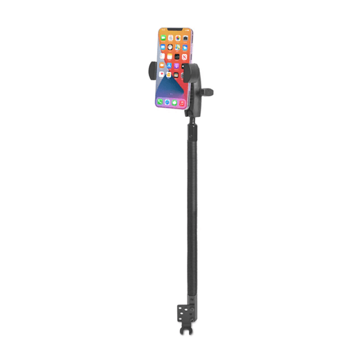 Arkon RoadVise XL Phone Holder with Heavy Duty Car Seat Rail Mount and 3.75” Shaft Arm
