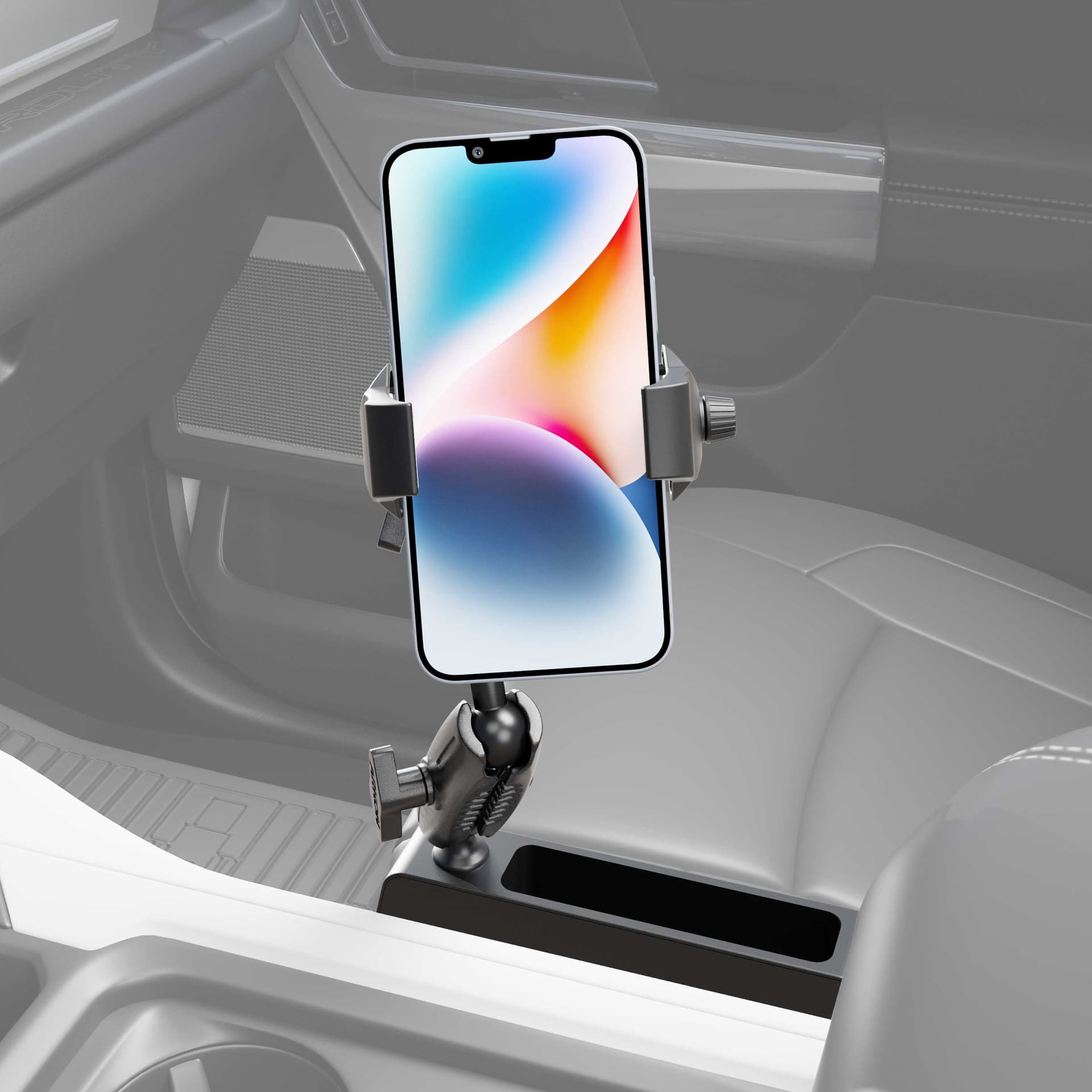 Arkon Car Seat Wedge RoadVise® Ultra Phone Holder with Dual Shaft Arms - Image 2