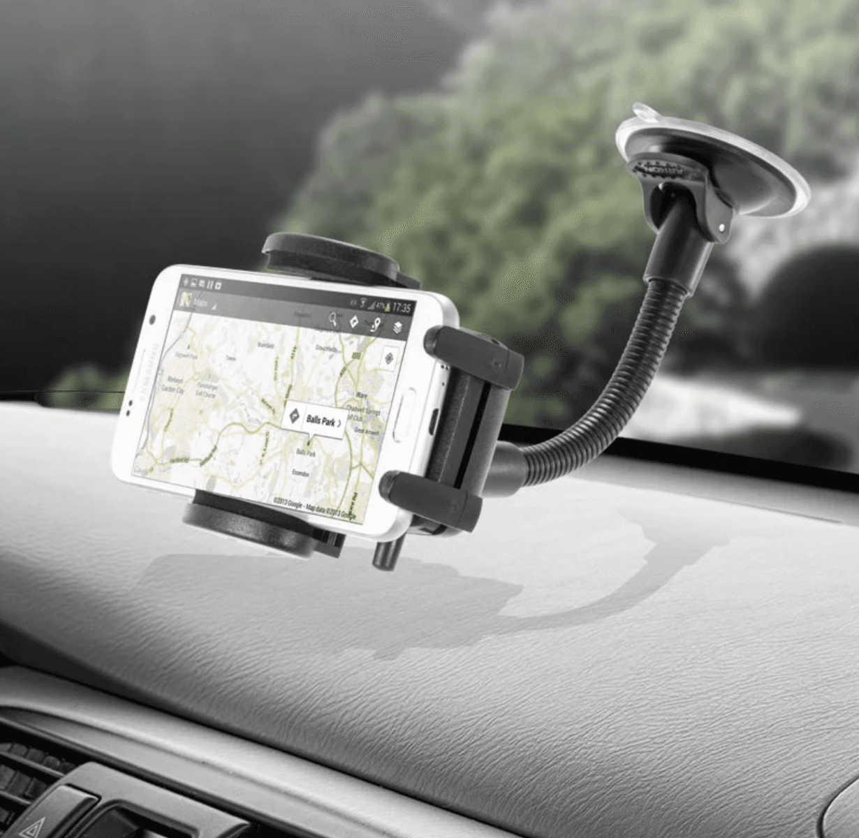 Arkon Mega Grip Mount 8.5in Gooseneck Windshield / Dashboard