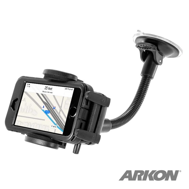 Arkon Mega Grip Mount 8.5in Gooseneck Windshield / Dashboard