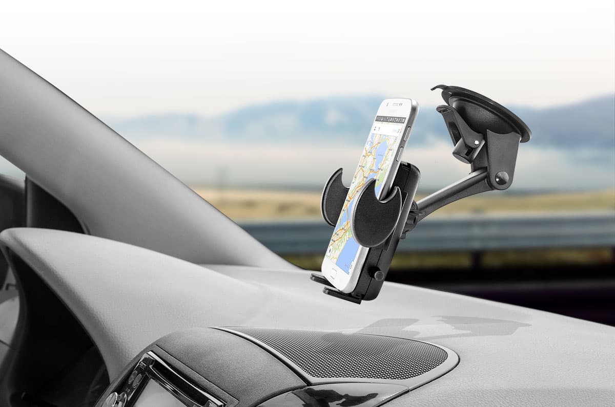 Arkon Mega Grip Deluxe Mini Sticky Suction Windshield Dashboard Mount for Smartphones