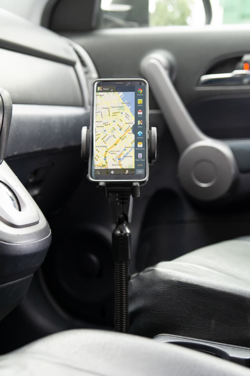 Arkon Car or Truck Seat Rail or Floor Mega Grip™ Phone Holder Mount for iPhone, Galaxy, and Note