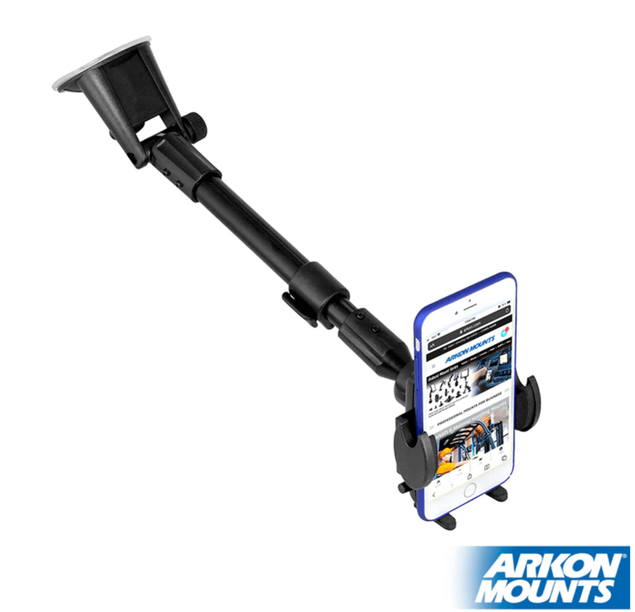 Arkon Windshield Suction Car Mega Grip™ Phone Mount for iPhone, Galaxy, and Note