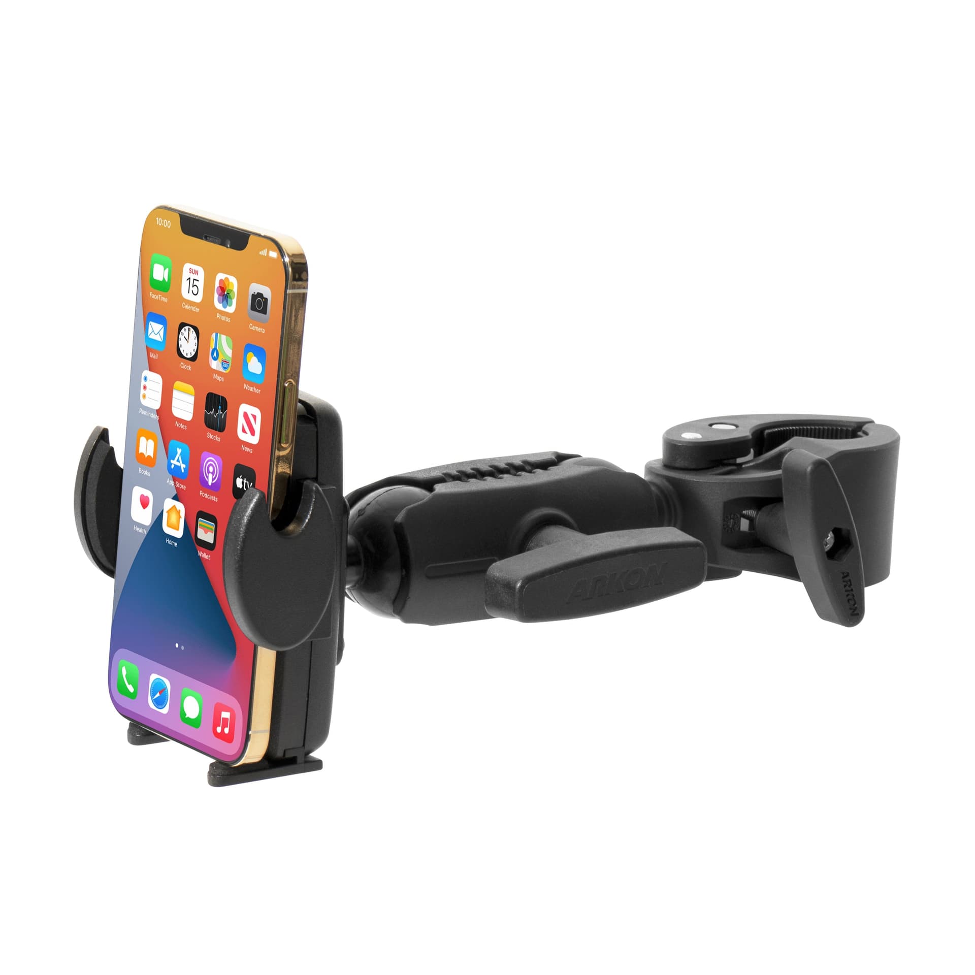 Arkon Mega Grip Phone Holder with RoadVise® Clamp Mount