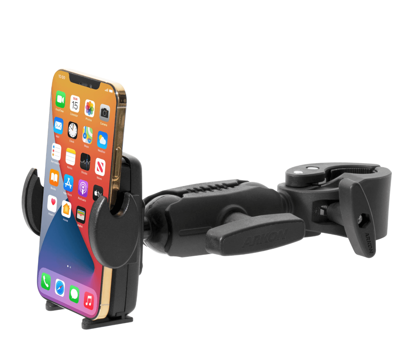 Arkon Mega Grip Phone Holder with RoadVise® Clamp Mount