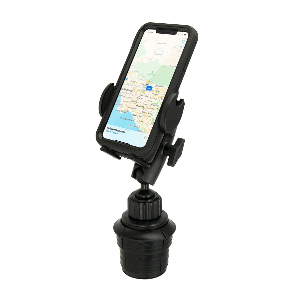 Arkon Robust Universal Car Cup Holder Phone Mount for iPhone XS, XR, 8, 7 Plus