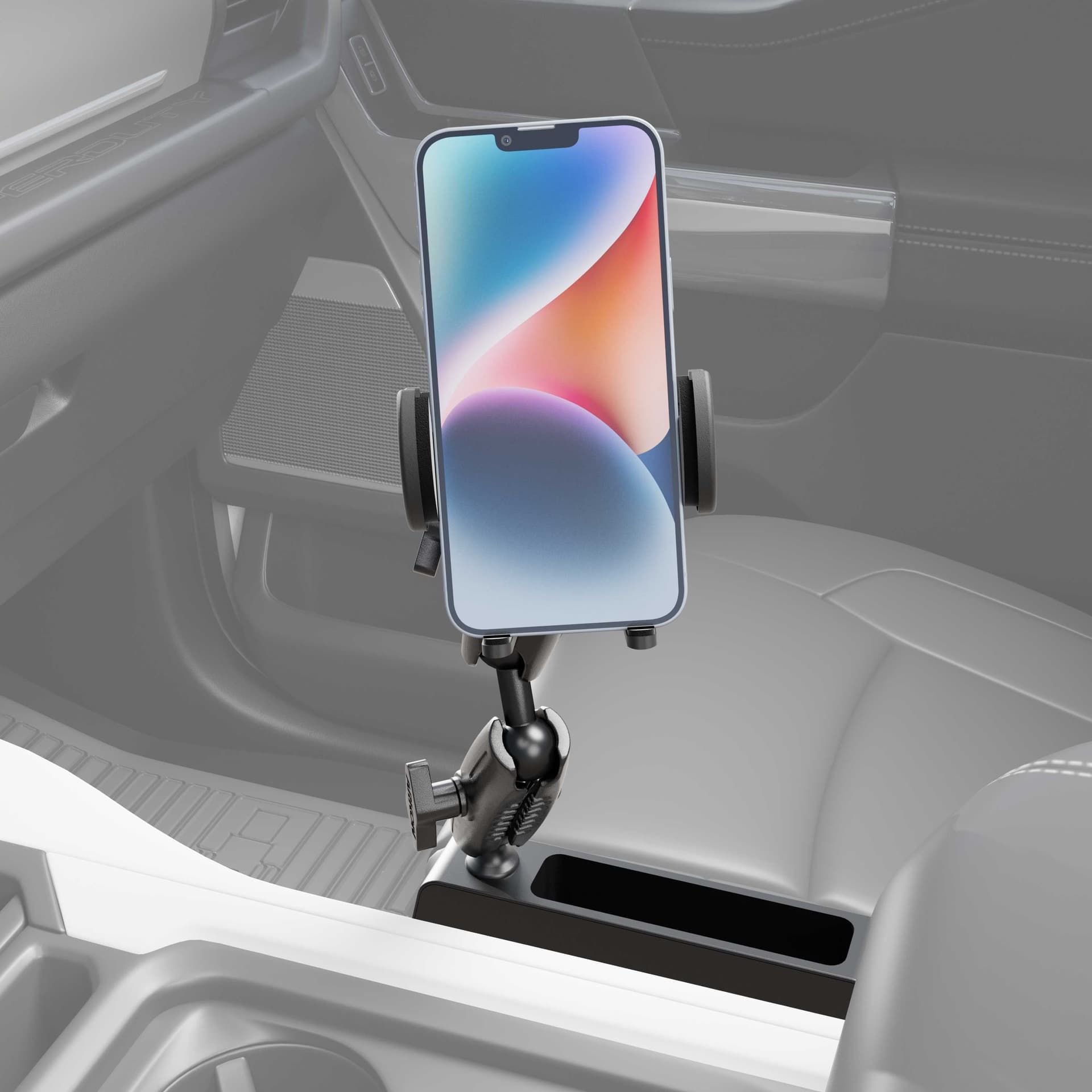 Arkon Mega Grip™ Phone Holder with Seat Wedge Mount - Image 2