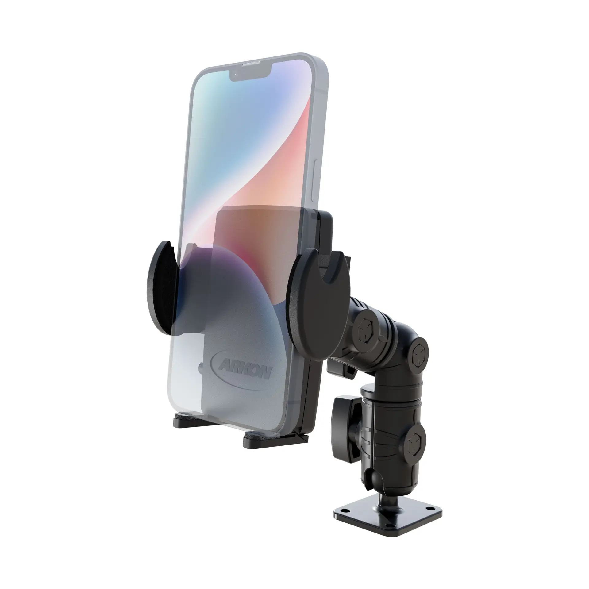 Arkon Mega Grip™ Phone Drill-Base Mount with Ratchet Arm