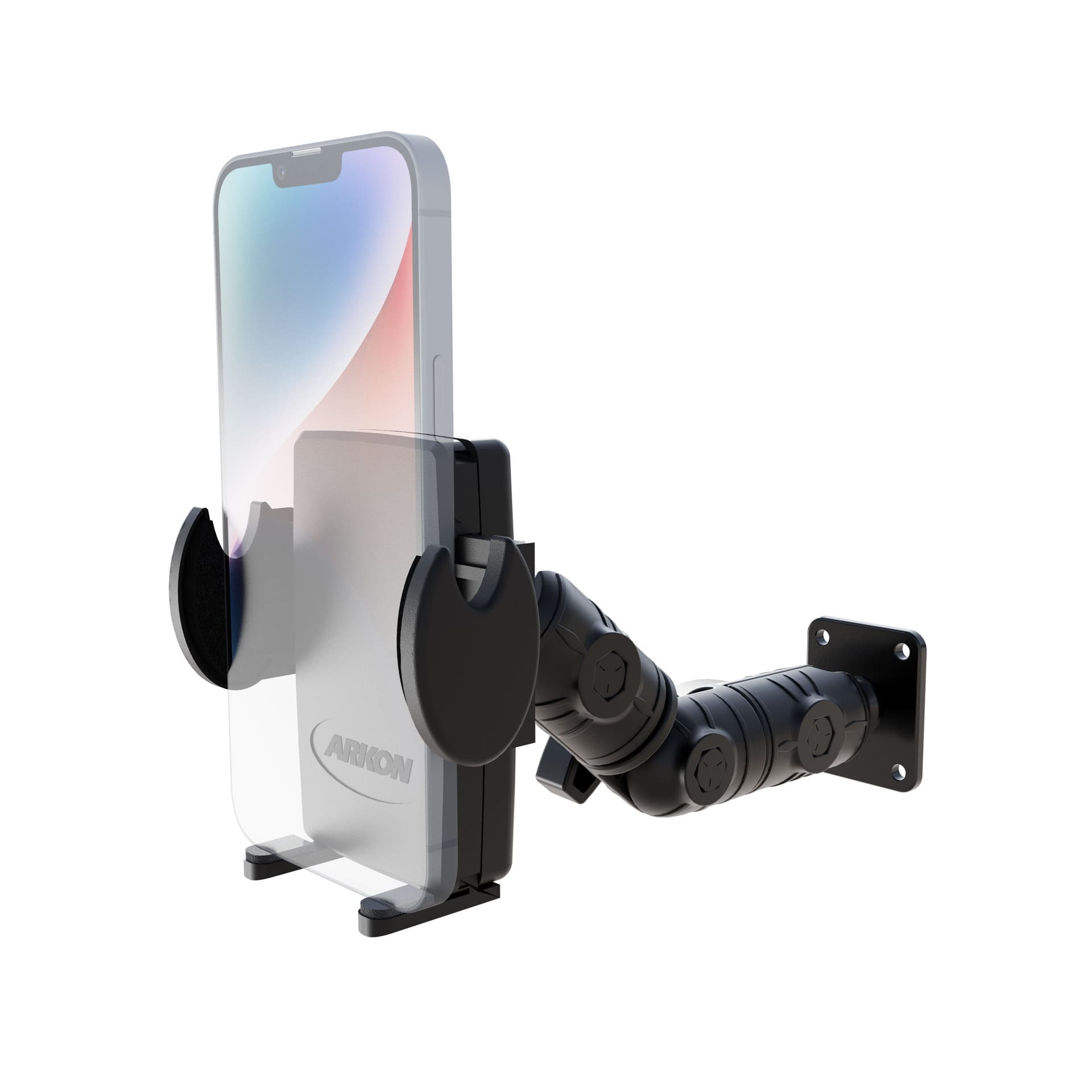 Arkon Mega Grip™ Phone Drill-Base Mount with Ratchet Arm - Image 4
