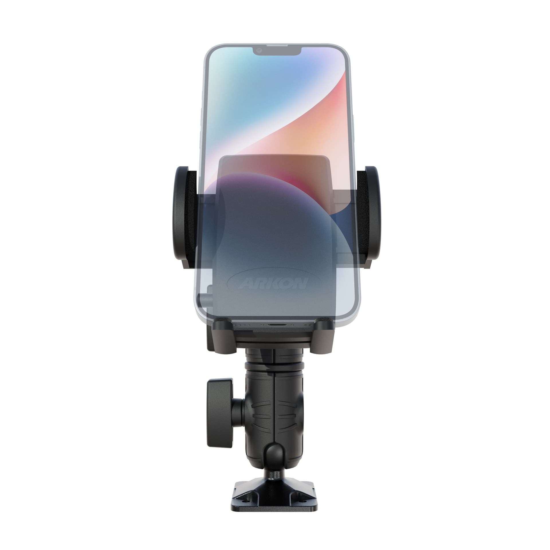 Arkon Mega Grip™ Phone Drill Base Mount with Double Socket Swivel Arm - Image 3