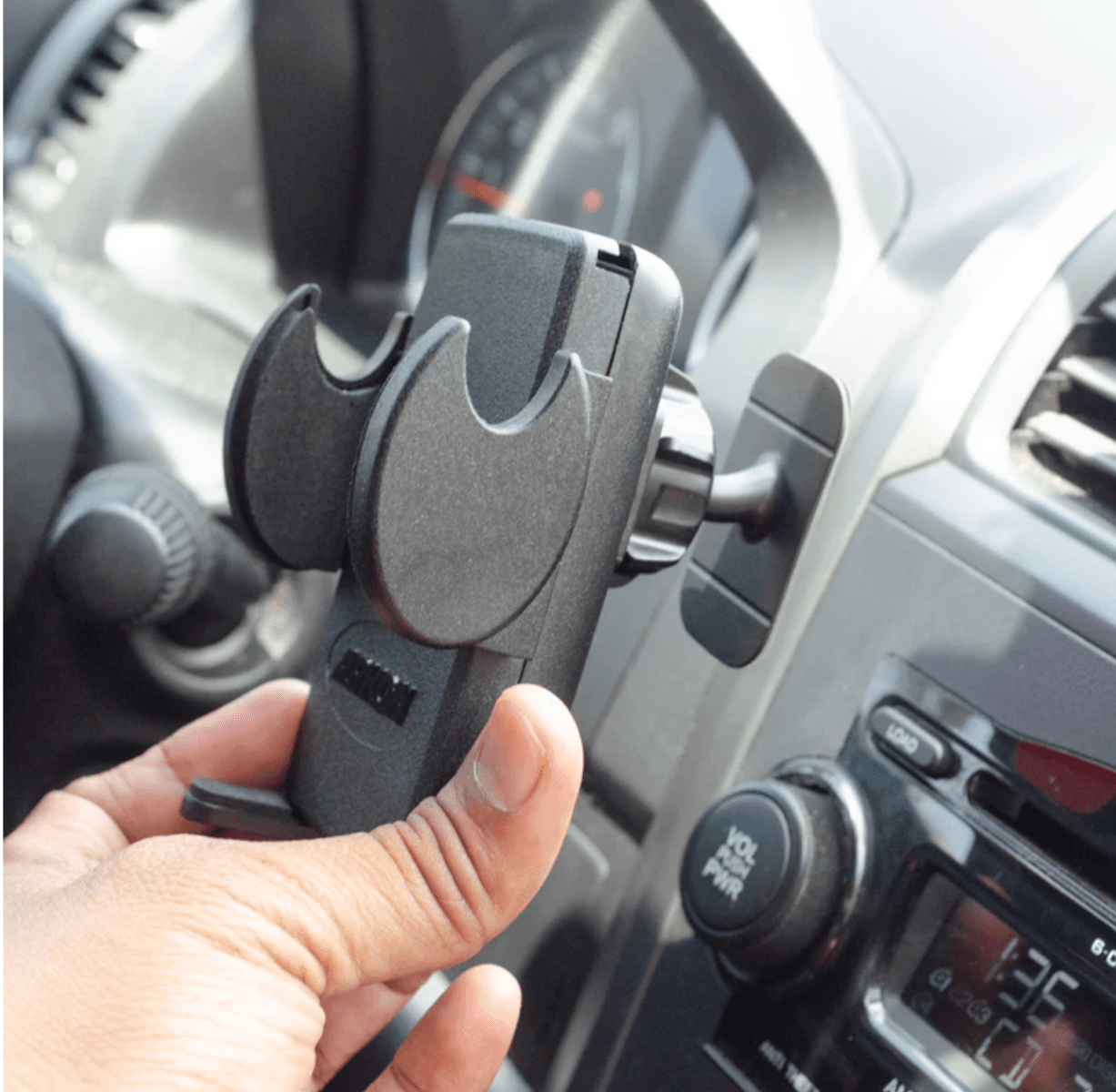 Arkon Mega Grip™ Car Phone Holder with Adhesive Mount for iPhone, Galaxy, and Note